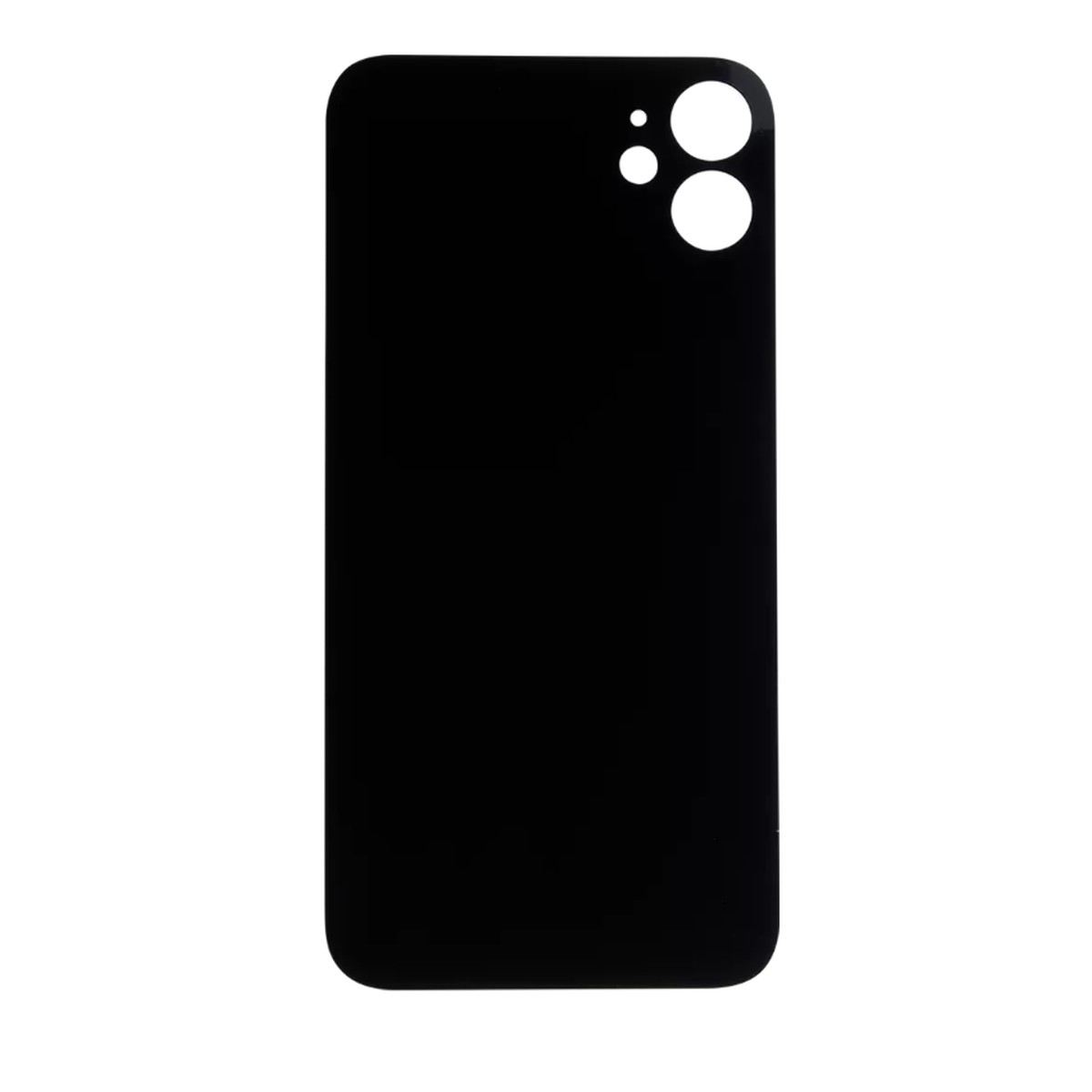 Cristal trasero con adhesivo para iPhone 11, amarillo (orificio grande de cámara) — imagen 2