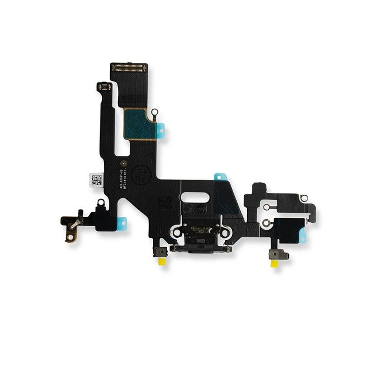 Cable flex con conector de puerto de carga para iPhone 11, negro — imagen 2
