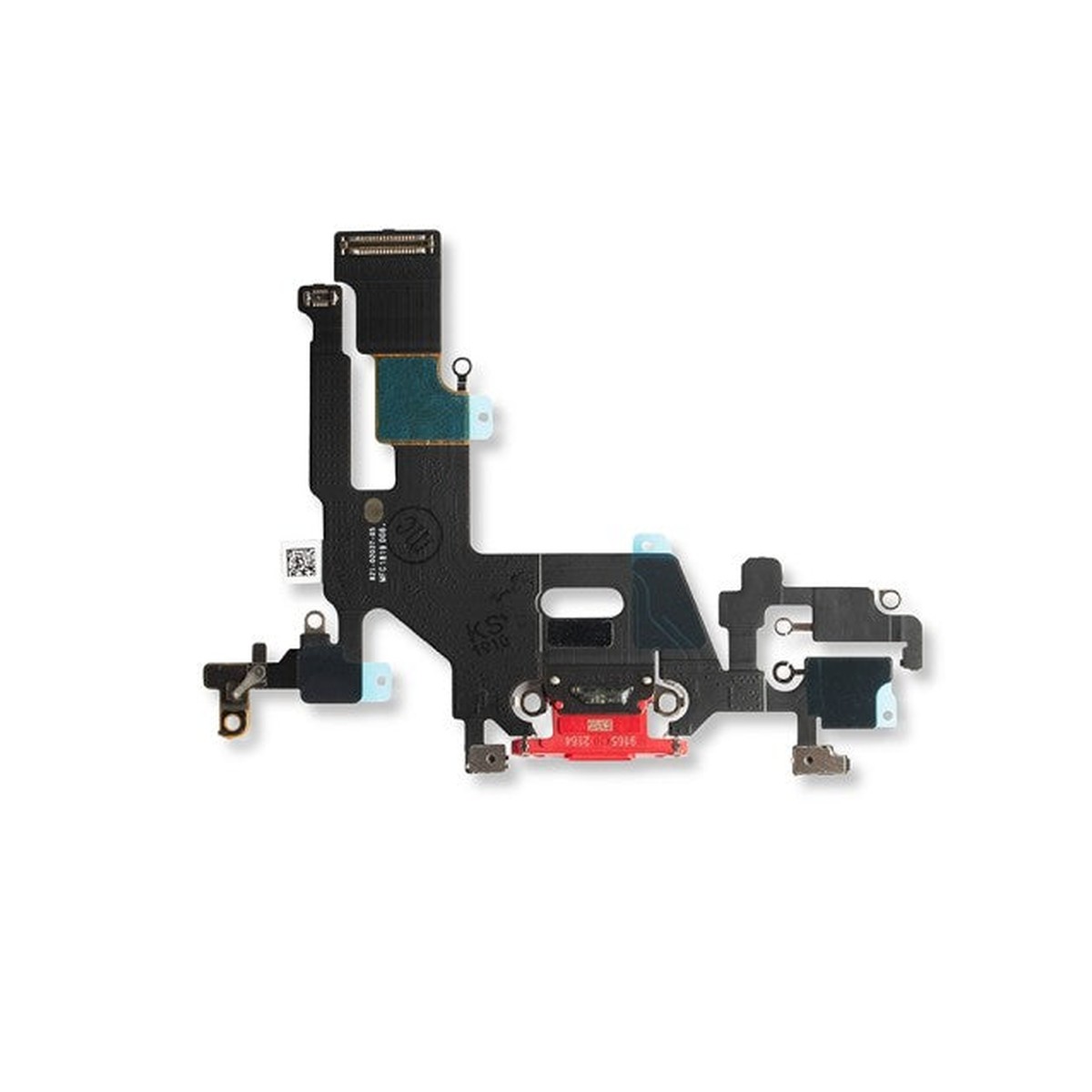 Cable flex con conector de puerto de carga para iPhone 11, rojo — imagen 2