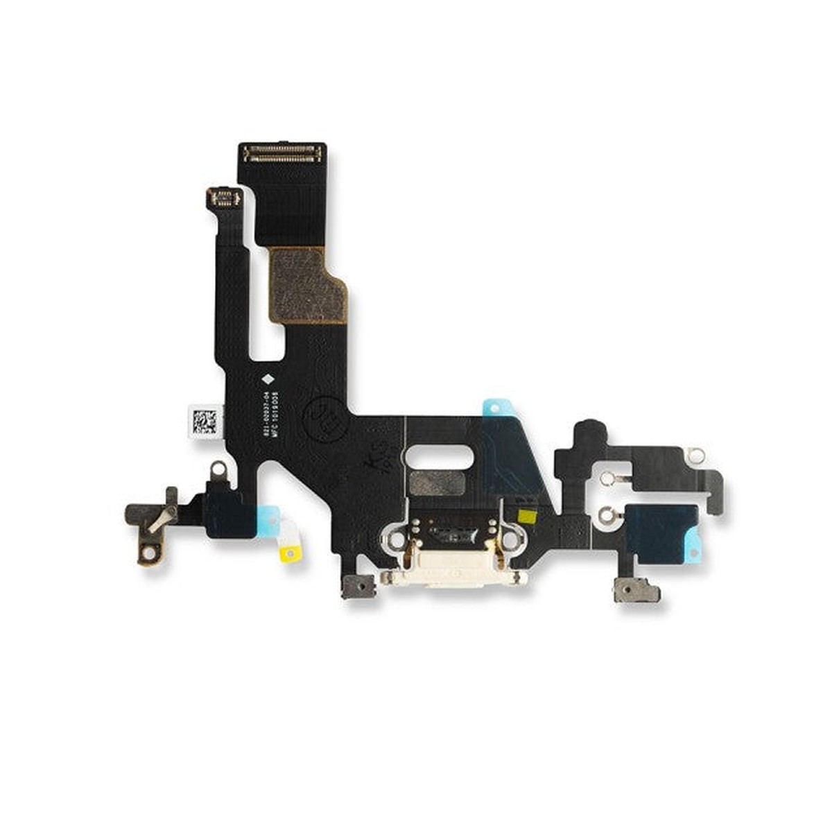 Cable flex con conector de puerto de carga para iPhone 11, blanco — imagen 2