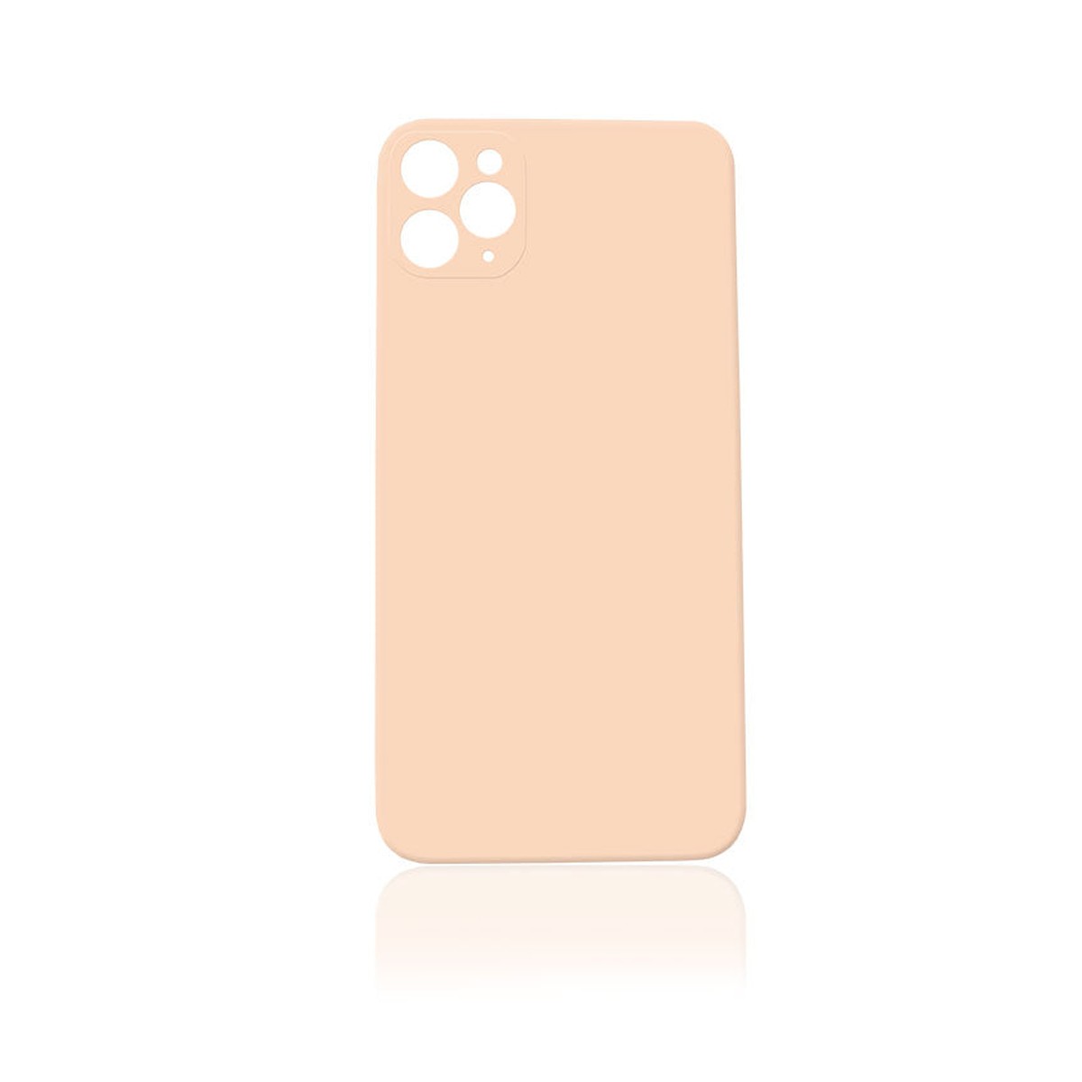 Cristal trasero con adhesivo para iPhone 11 Pro (dorado / orificio grande de cámara)