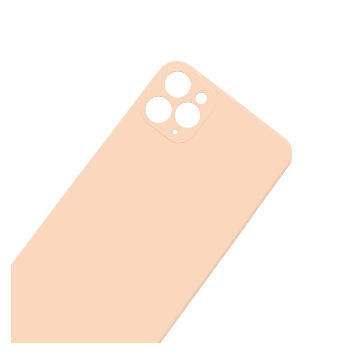 Cristal trasero con adhesivo para iPhone 11 Pro Max (dorado / orificio grande de cámara) — imagen 2
