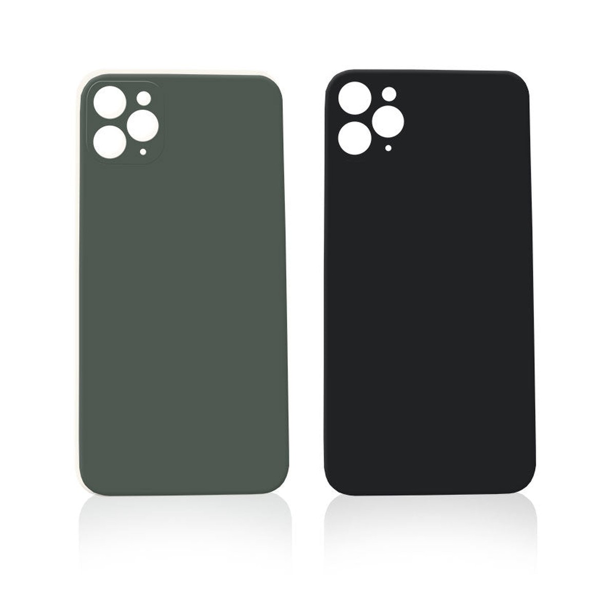 Cristal trasero con adhesivo para iPhone 11 Pro Max (verde medianoche / orificio grande de cámara) — imagen 3