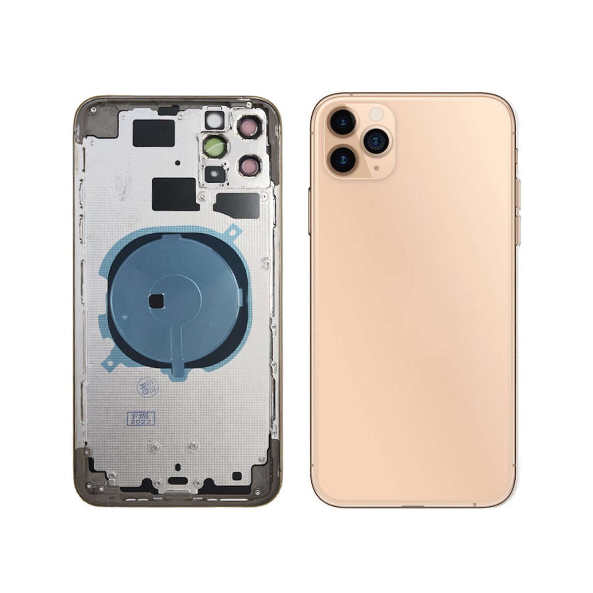 Carcasa trasera para iPhone 11 Pro, dorado