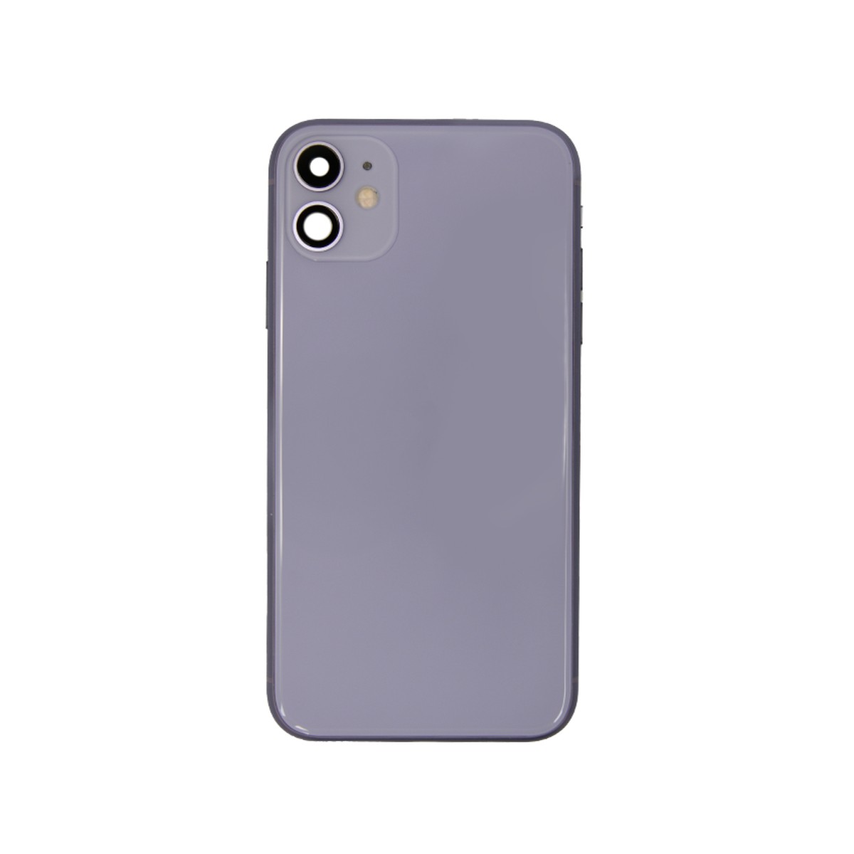 Conjunto de chasis y carcasa trasera con piezas pequeñas preinstaladas para iPhone 11, morado — imagen 2
