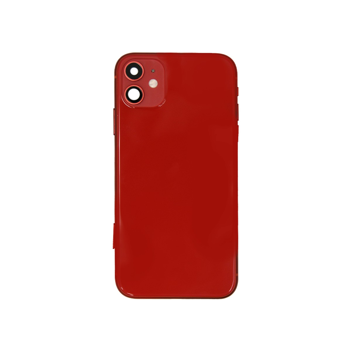 Conjunto de chasis y carcasa trasera con piezas pequeñas preinstaladas para iPhone 11, rojo — imagen 2