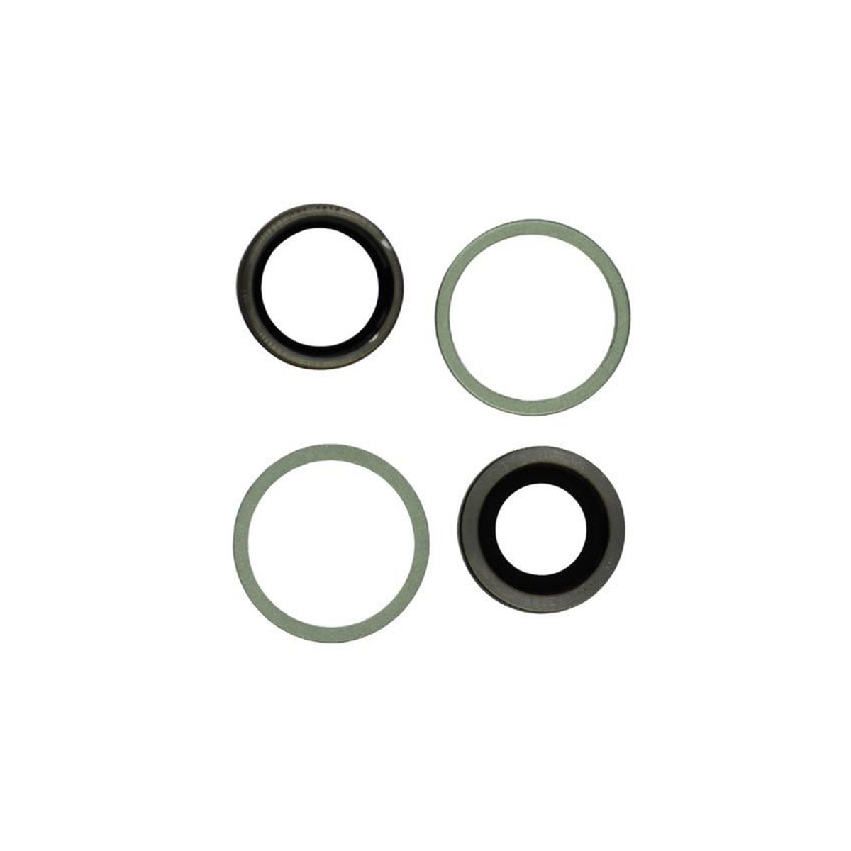 Lente de cámara trasera con anillos para iPhone 12 / iPhone 12 Mini, verde