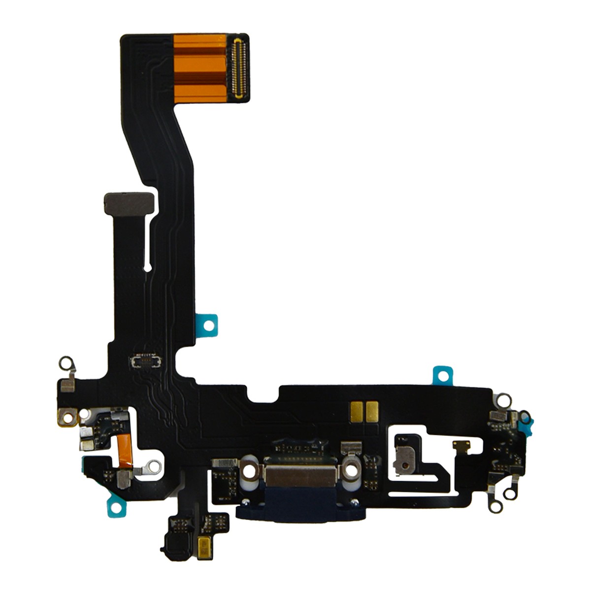 Cable flex con conector de puerto de carga para iPhone 12 / iPhone 12 Pro, azul