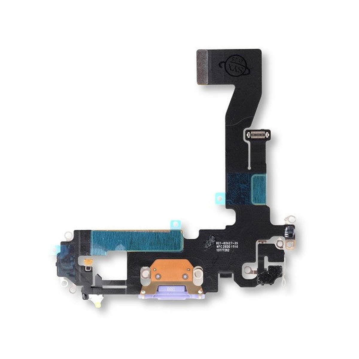 Cable flex con conector de puerto de carga para iPhone 12 / iPhone 12 Pro, morado — imagen 2