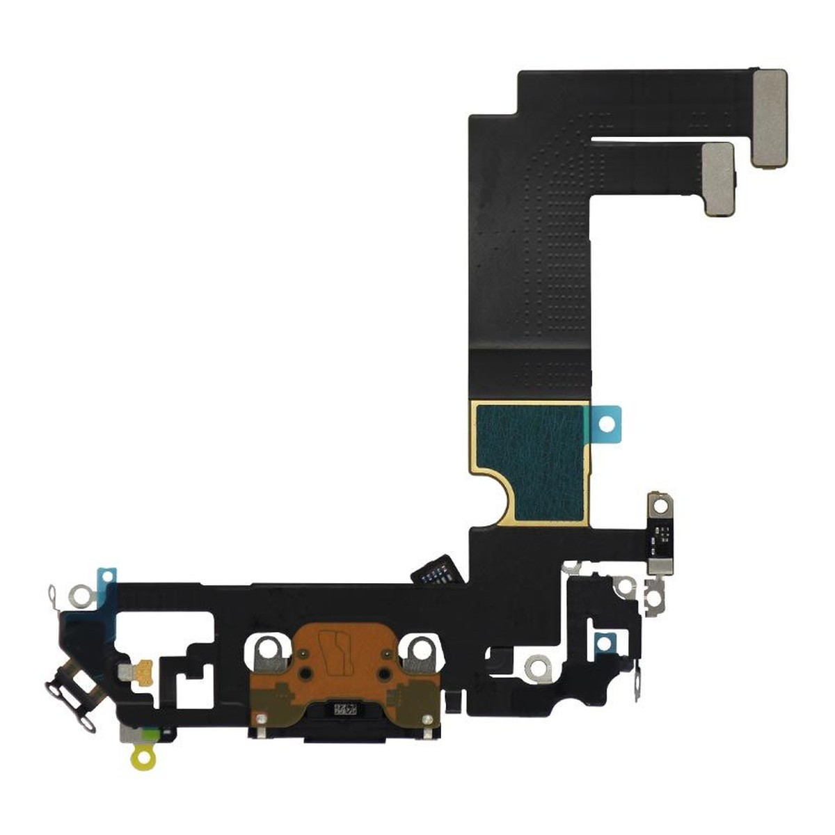 Cable flex con conector de puerto de carga para iPhone 12 Mini, negro — imagen 2