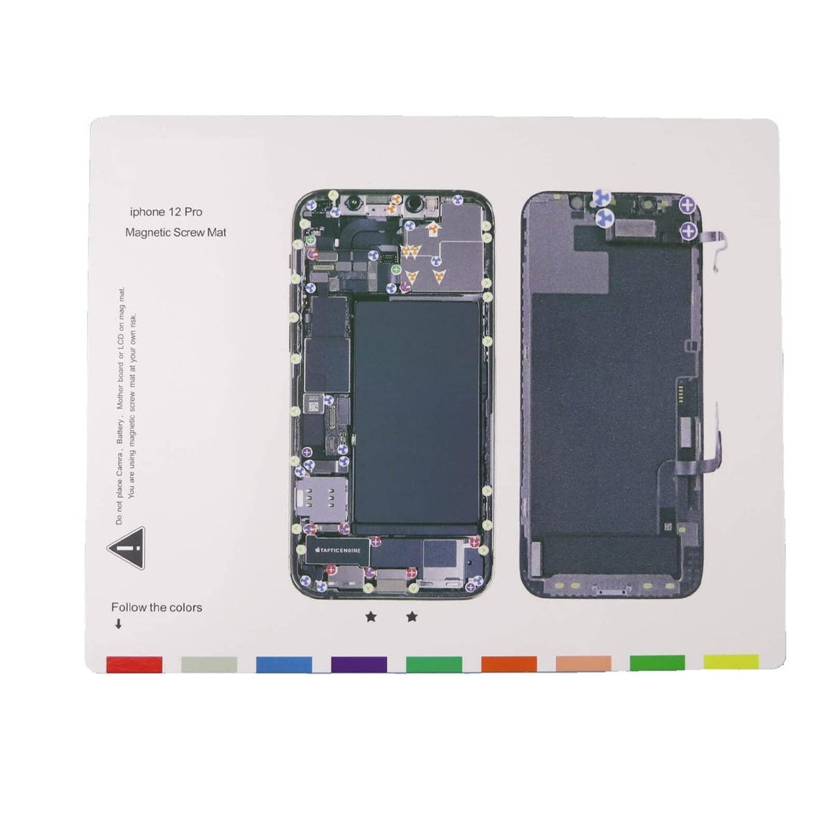 Plantilla magnética de tornillos para iPhone 12 Pro
