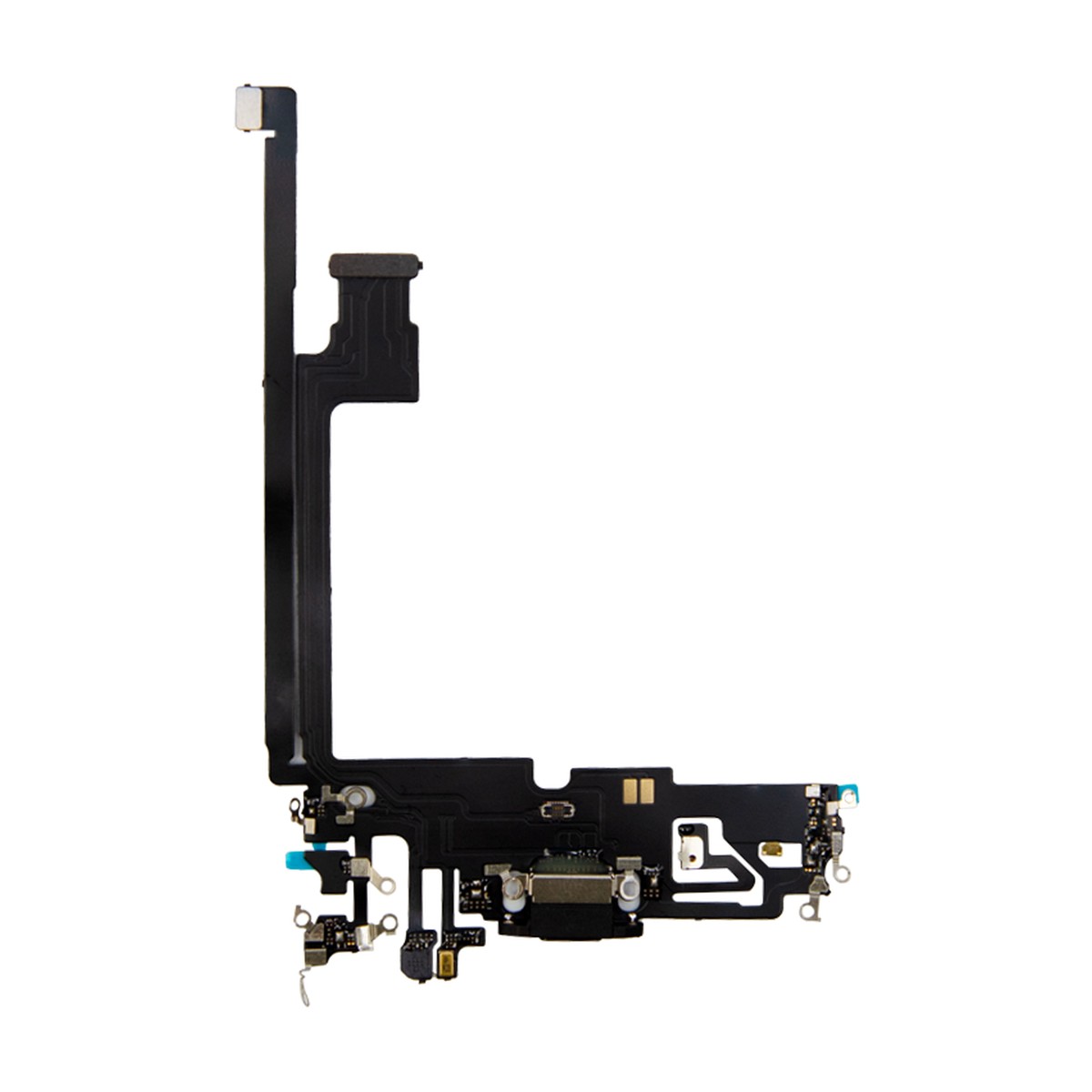 Cable flex con conector de puerto de carga para iPhone 12 Pro Max, negro