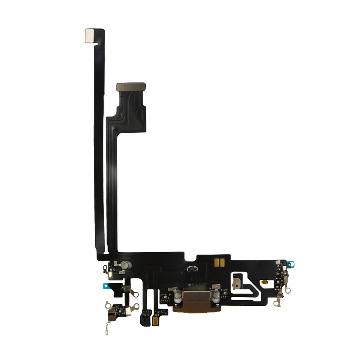 Cable flex con conector de puerto de carga para iPhone 12 Pro Max, dorado