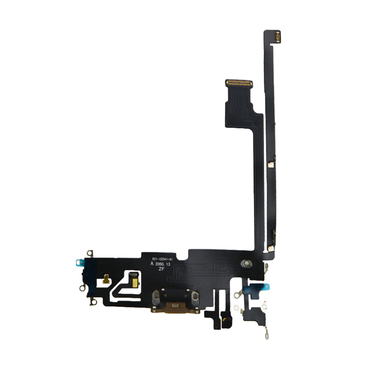 Cable flex con conector de puerto de carga para iPhone 12 Pro Max, dorado — imagen 2