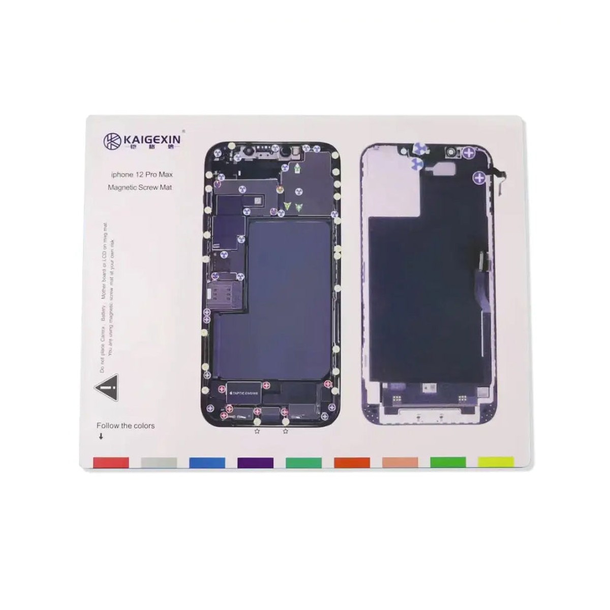 Plantilla magnética de tornillos para iPhone 12 Pro Max