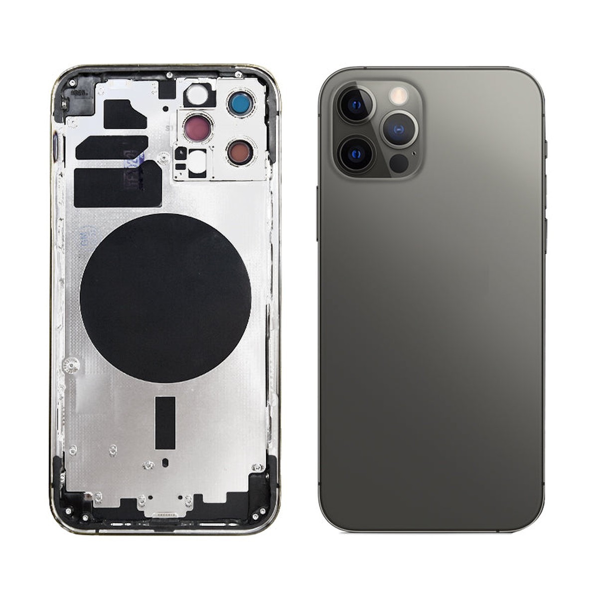 Chasis y carcasa trasera para iPhone 12 Pro, grafito