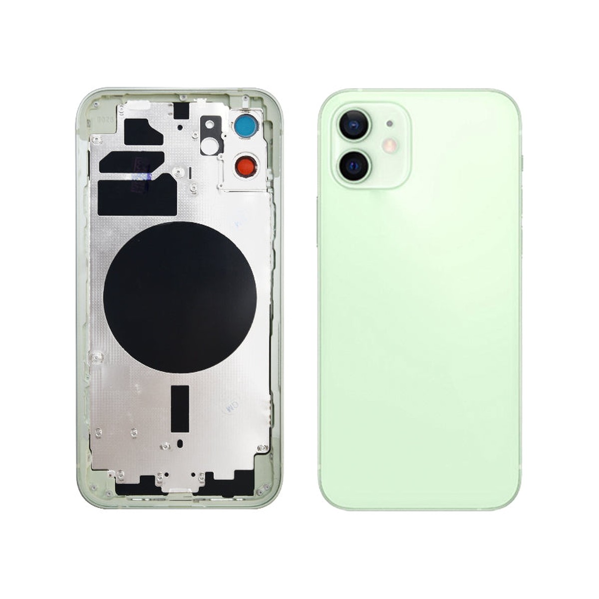 Carcasa trasera para iPhone 12, verde