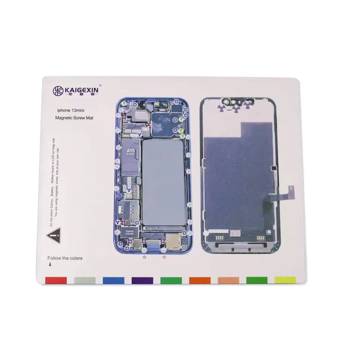Plantilla magnética de tornillos para iPhone 13 Mini