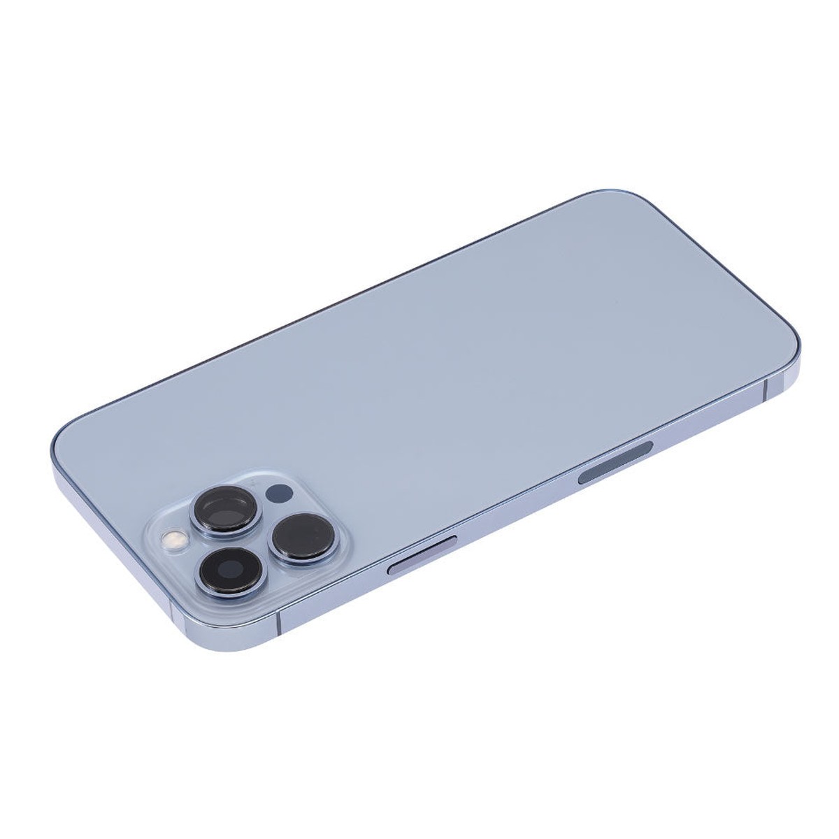Carcasa trasera con piezas pequeñas preinstaladas para iPhone 13 Pro Max, azul sierra — imagen 2