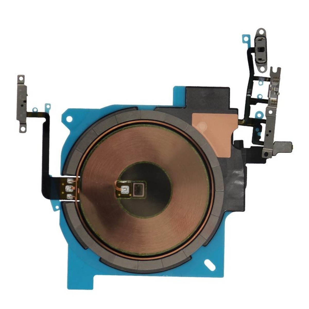 Flex de carga inalámbrica NFC y de encendido/volumen con soportes para iPhone 13 Pro Max