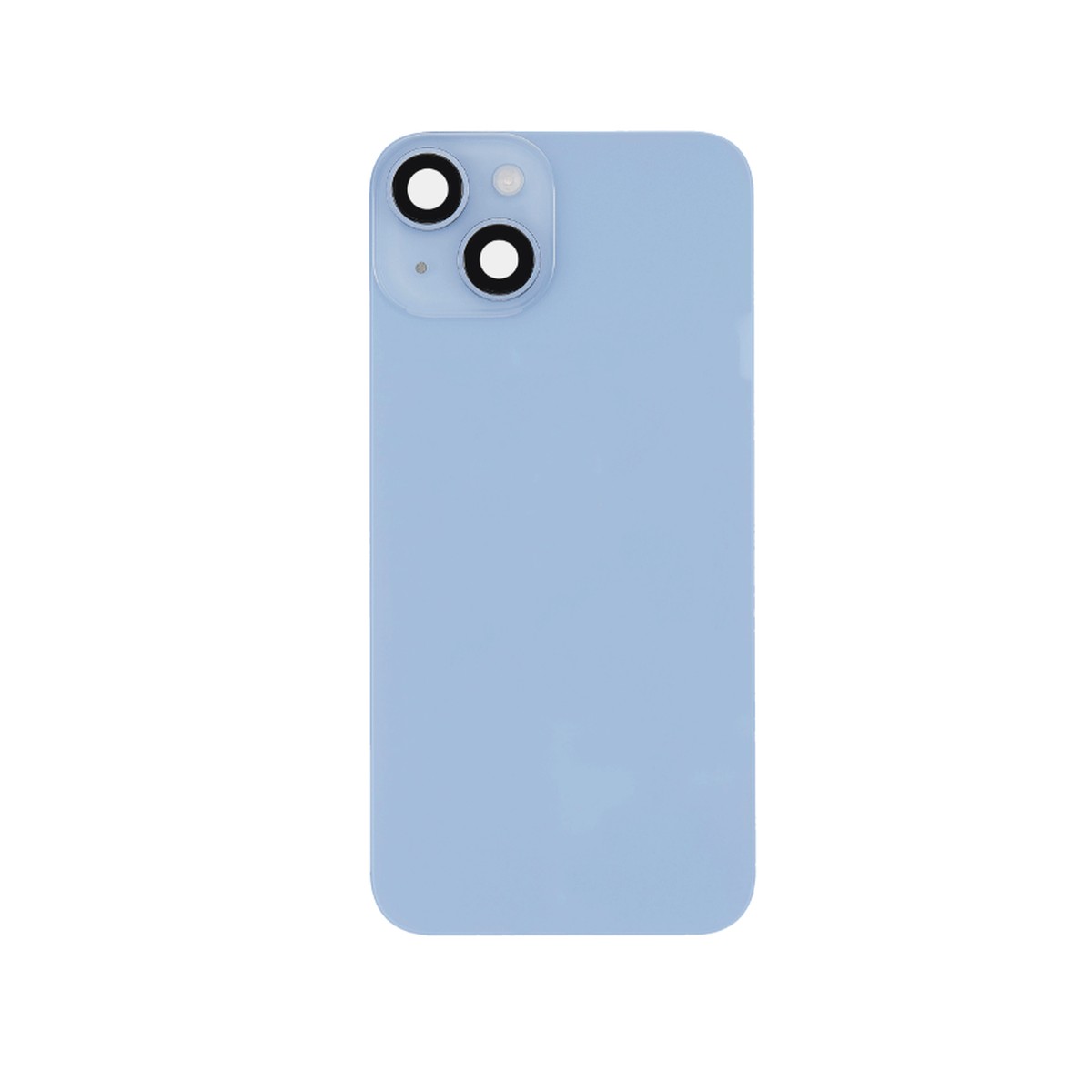 Cristal trasero con imán MagSafe / lente de cámara / bisel de cámara / placa metálica para iPhone 14, azul — imagen 2