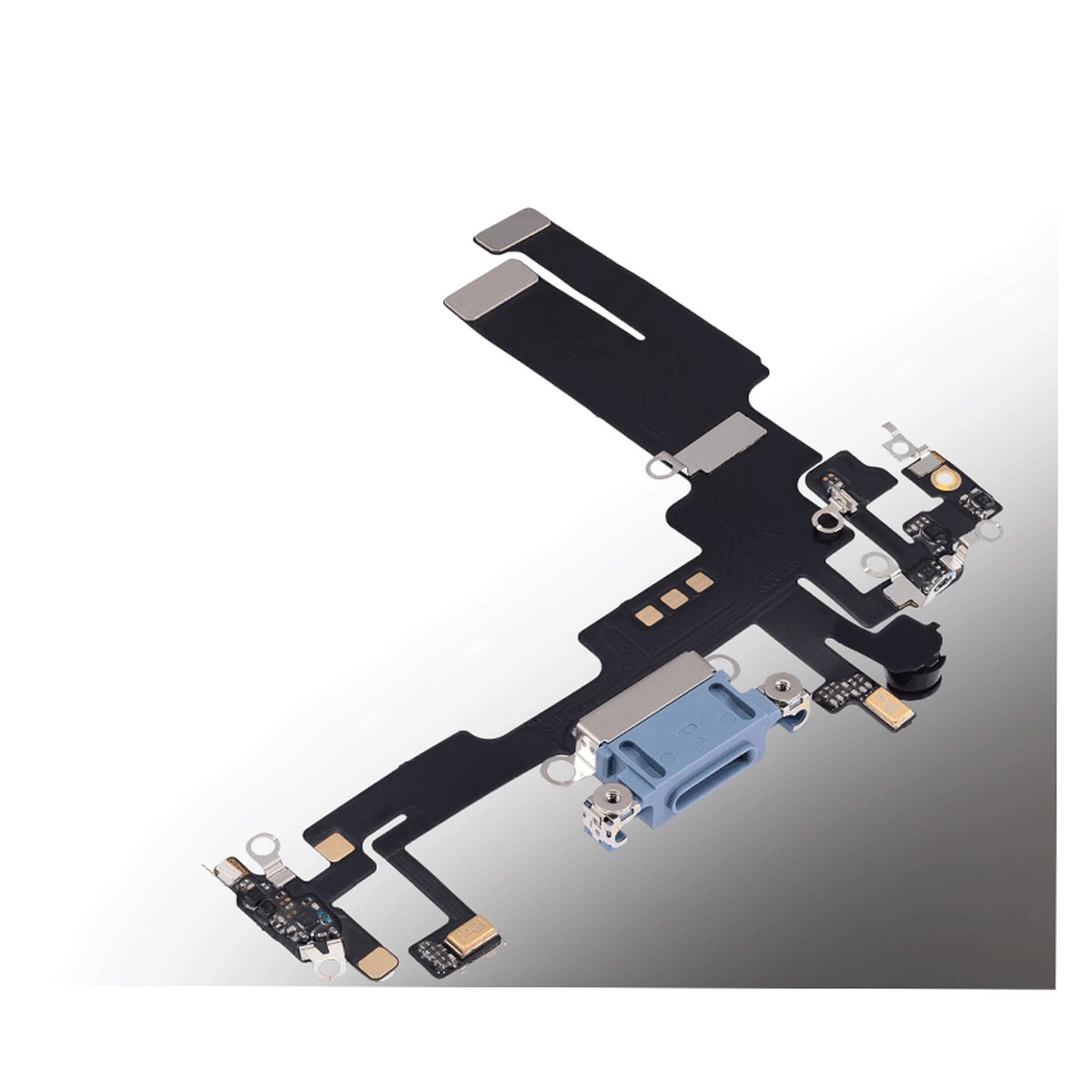Cable flex con conector de puerto de carga para iPhone 14, azul — imagen 3