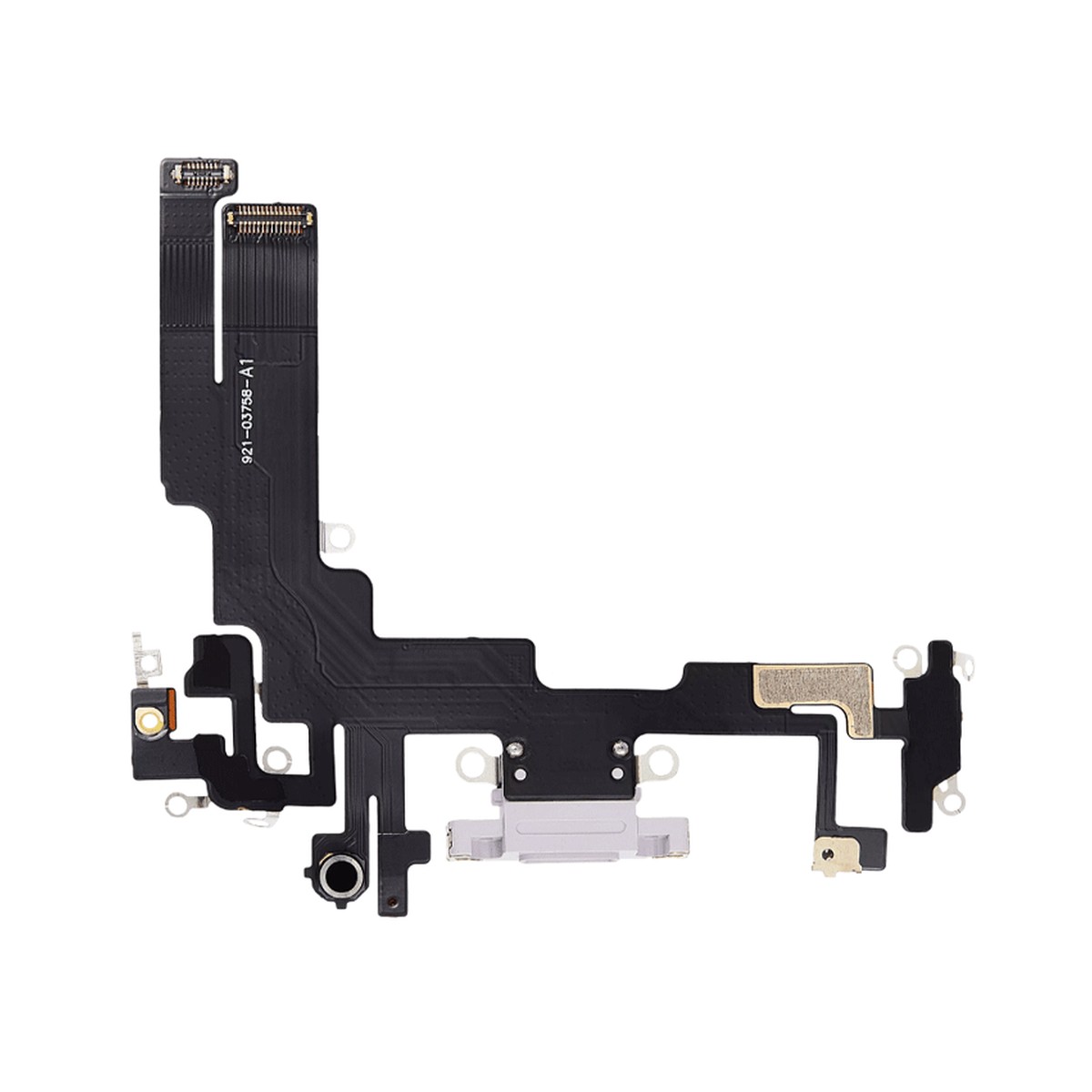 Cable flex con conector de puerto de carga para iPhone 14, morado — imagen 2