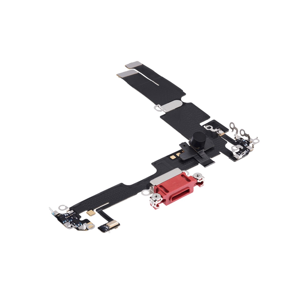Cable flex con conector de puerto de carga para iPhone 14 Plus, rojo — imagen 3