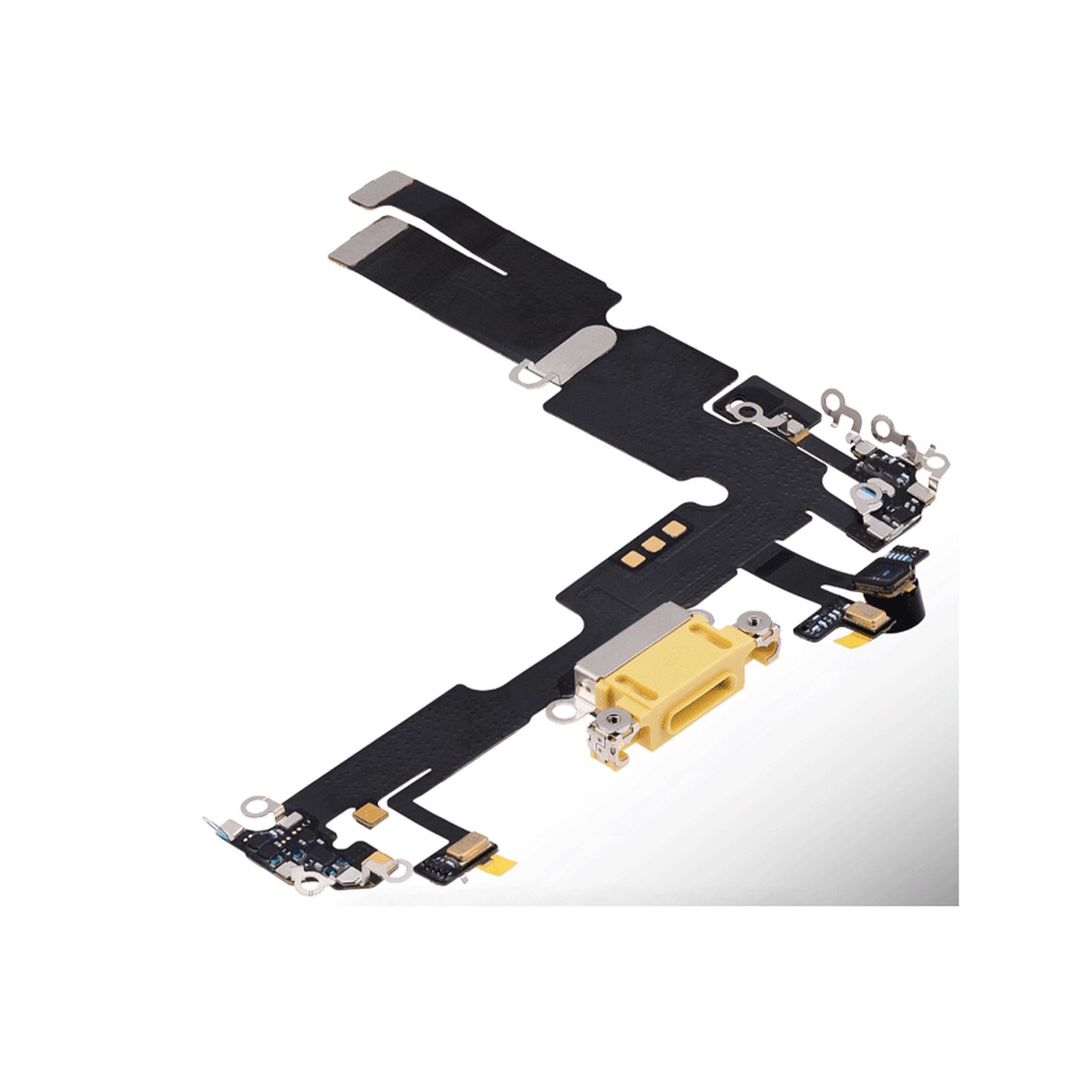 Cable flex con conector de puerto de carga para iPhone 14 Plus, amarillo — imagen 3