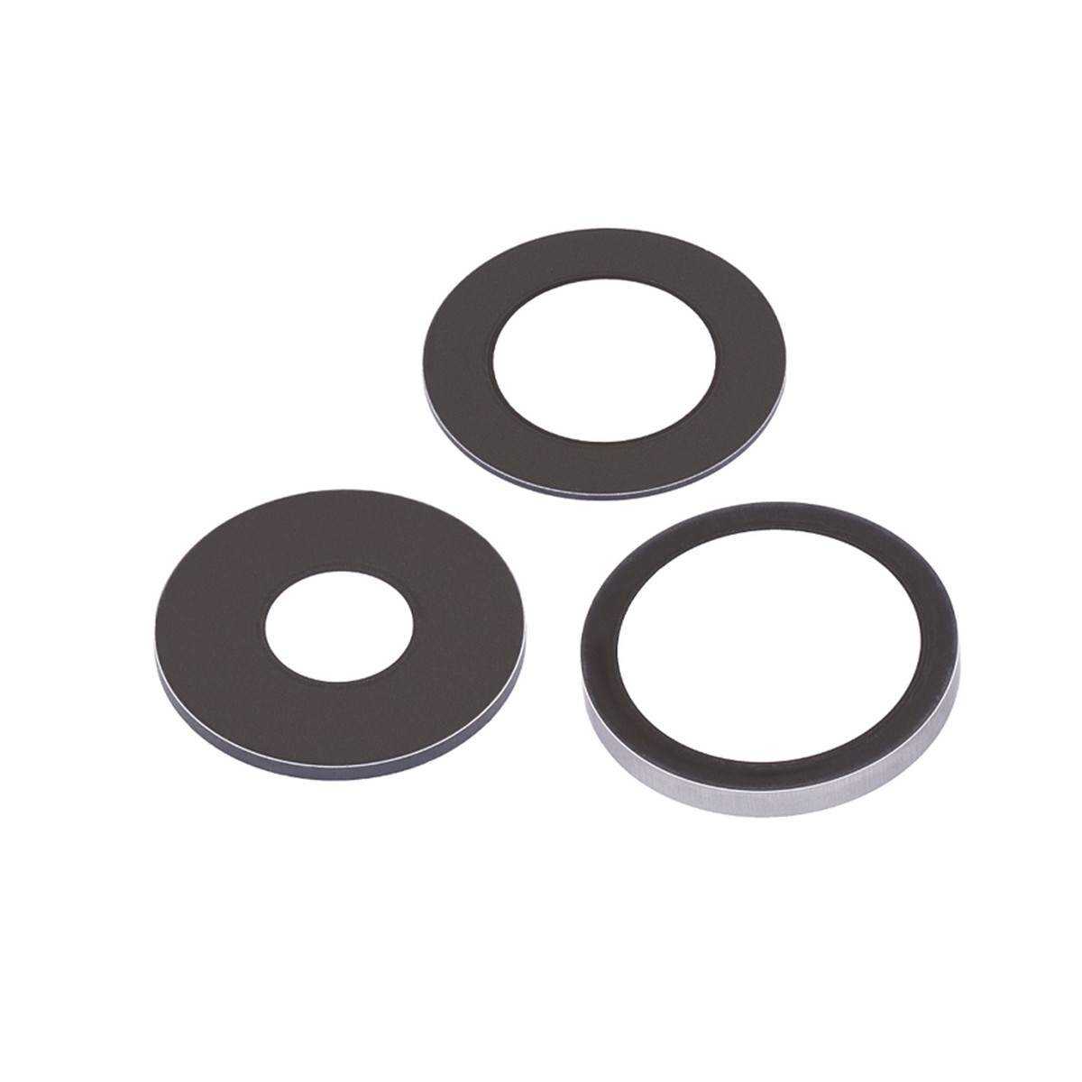 Lente de cámara trasera con soporte y bisel para iPhone 14 Pro / 14 Pro Max, negro espacial — imagen 2
