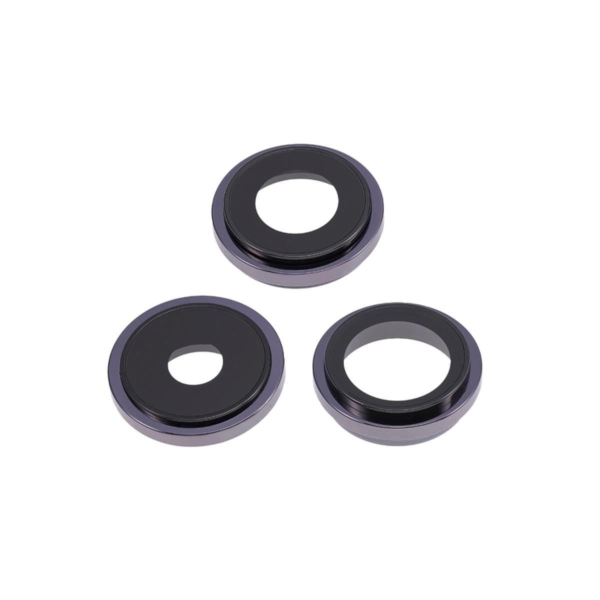 Lente de cámara trasera con soporte y bisel para iPhone 14 Pro / 14 Pro Max, morado oscuro — imagen 2