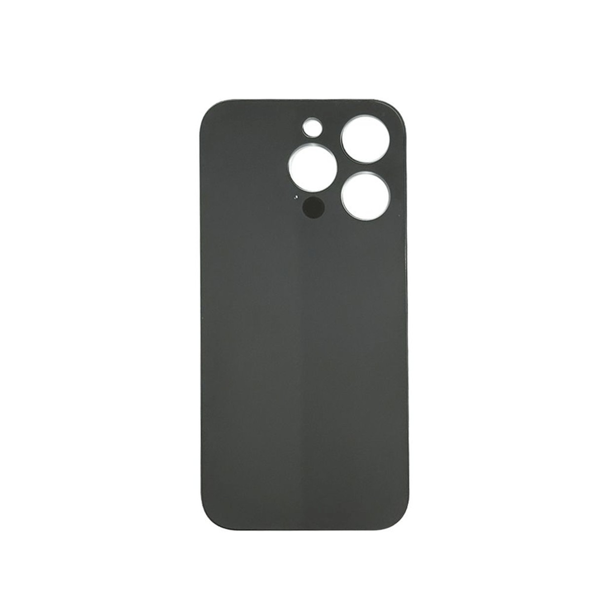 Cristal trasero con adhesivo para iPhone 14 Pro, morado oscuro (orificio grande de cámara) — imagen 2