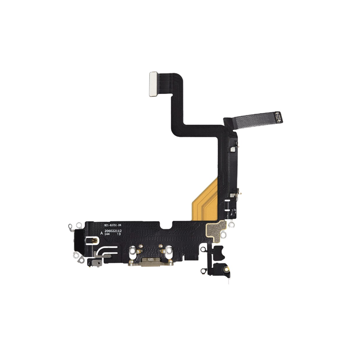 Cable flex con conector de puerto de carga para iPhone 14 Pro, dorado — imagen 2