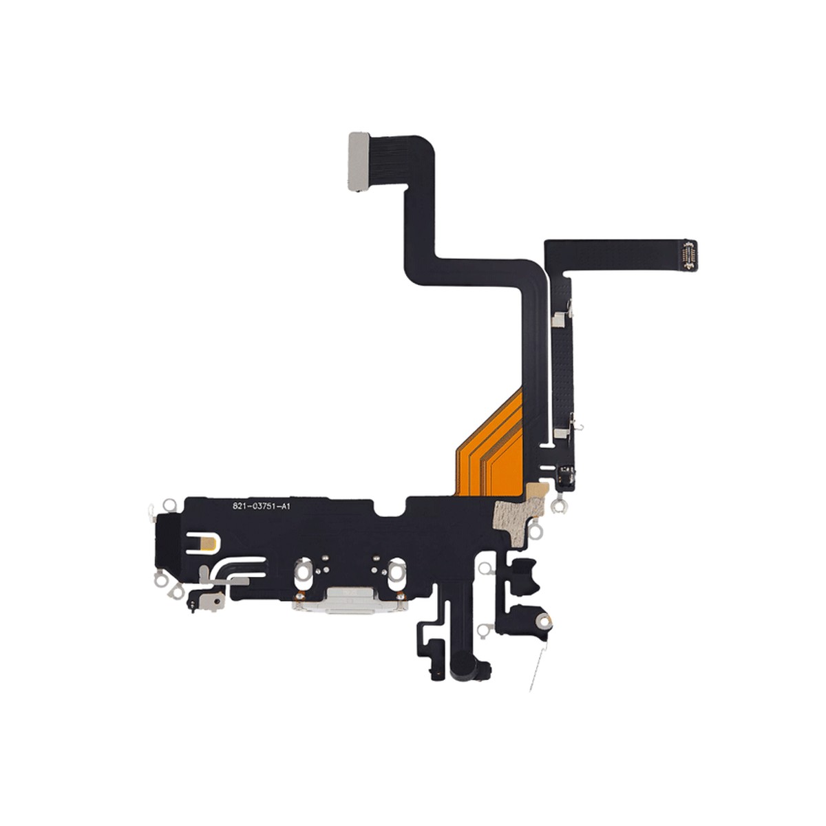 Cable flex con conector de puerto de carga para iPhone 14 Pro, plateado — imagen 2