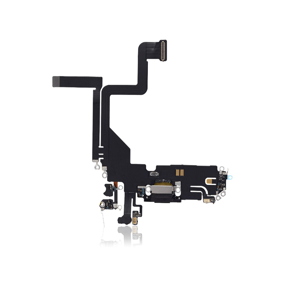 Cable flex con conector de puerto de carga para iPhone 14 Pro, negro espacial