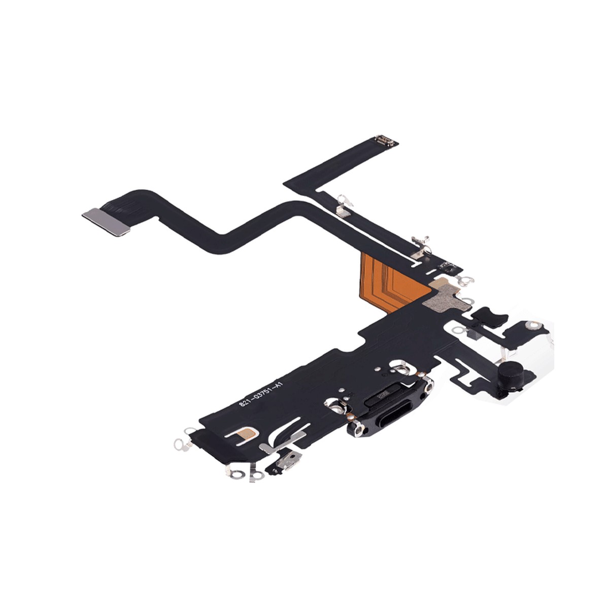Cable flex con conector de puerto de carga para iPhone 14 Pro, negro espacial — imagen 3