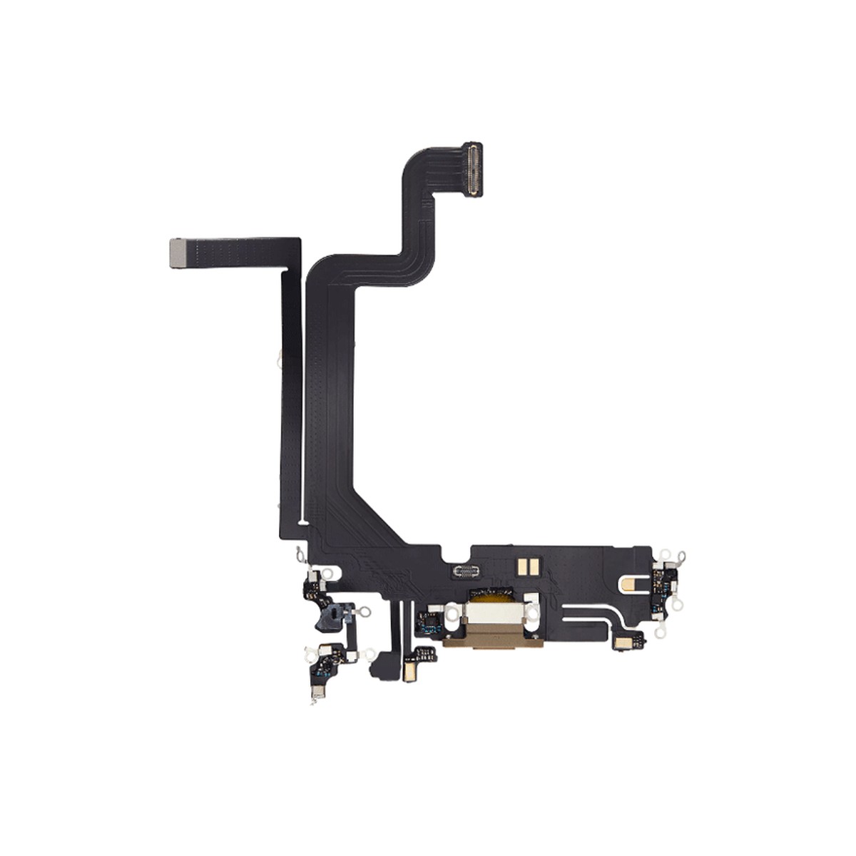 Cable flex con conector de puerto de carga para iPhone 14 Pro Max, dorado