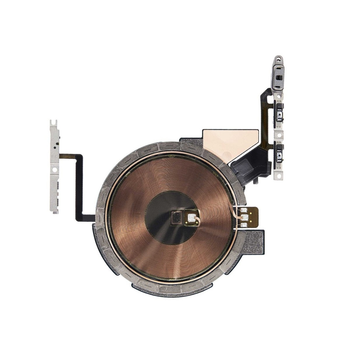 Flex de carga inalámbrica NFC con flex de volumen para iPhone 14 Pro