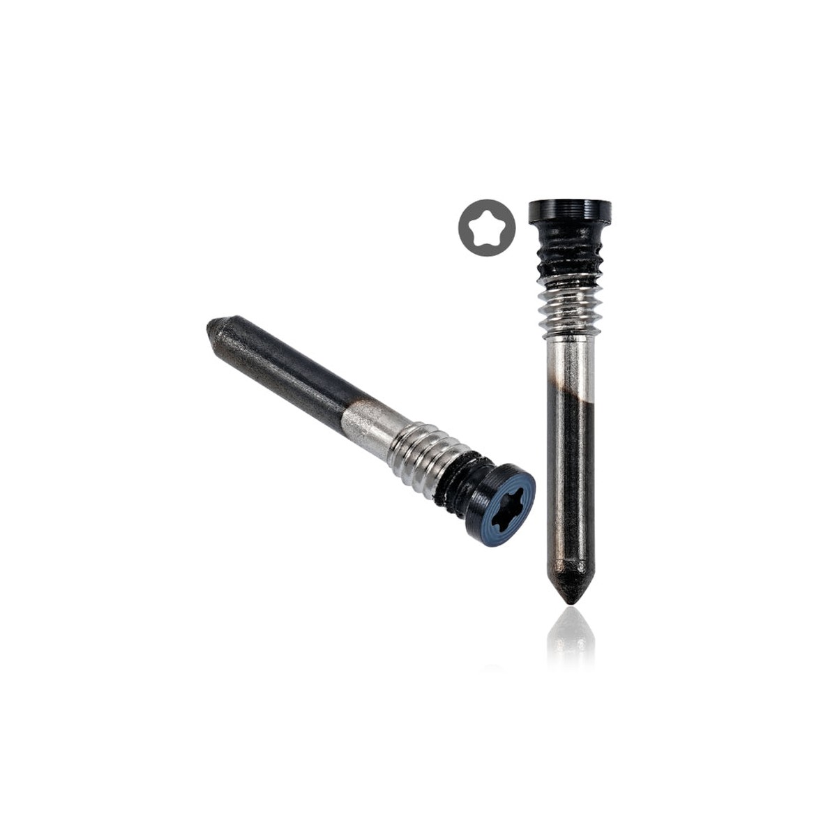 Tornillos inferiores para iPhone 15 / 15 Plus / 15 Pro / 15 Pro Max, titanio azul