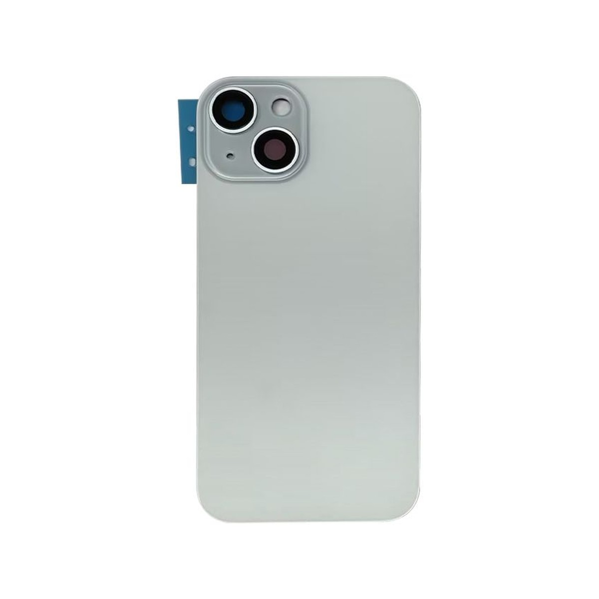 Cristal trasero con imán MagSafe / lente de cámara / bisel de cámara / placa metálica para iPhone 15, azul — imagen 2