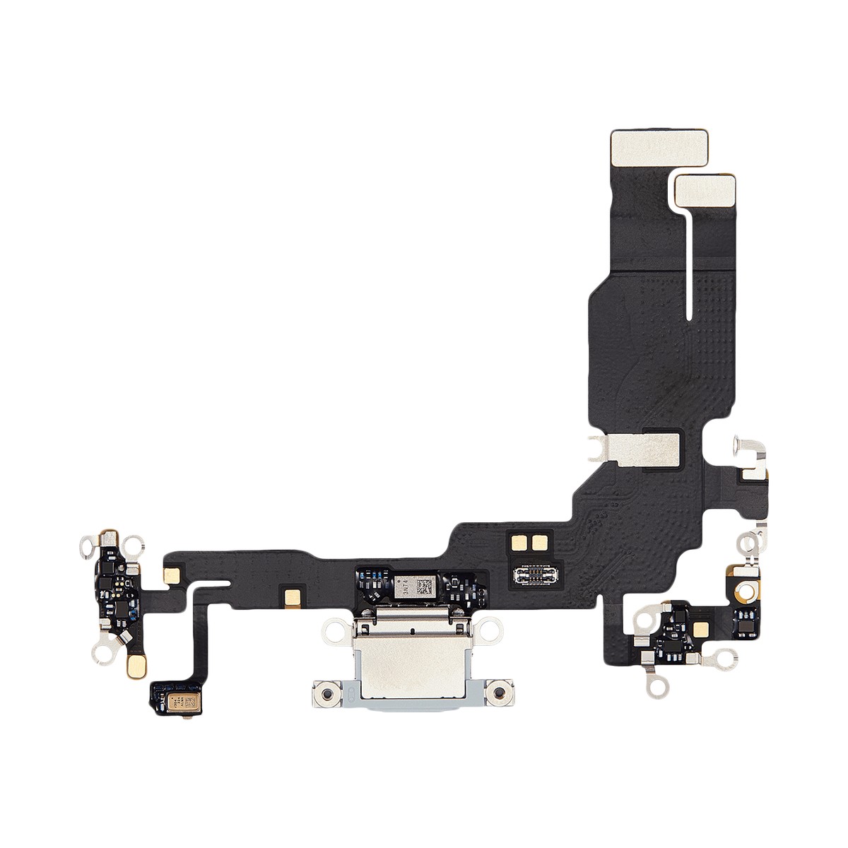 Cable flex con conector de puerto de carga para iPhone 15, azul