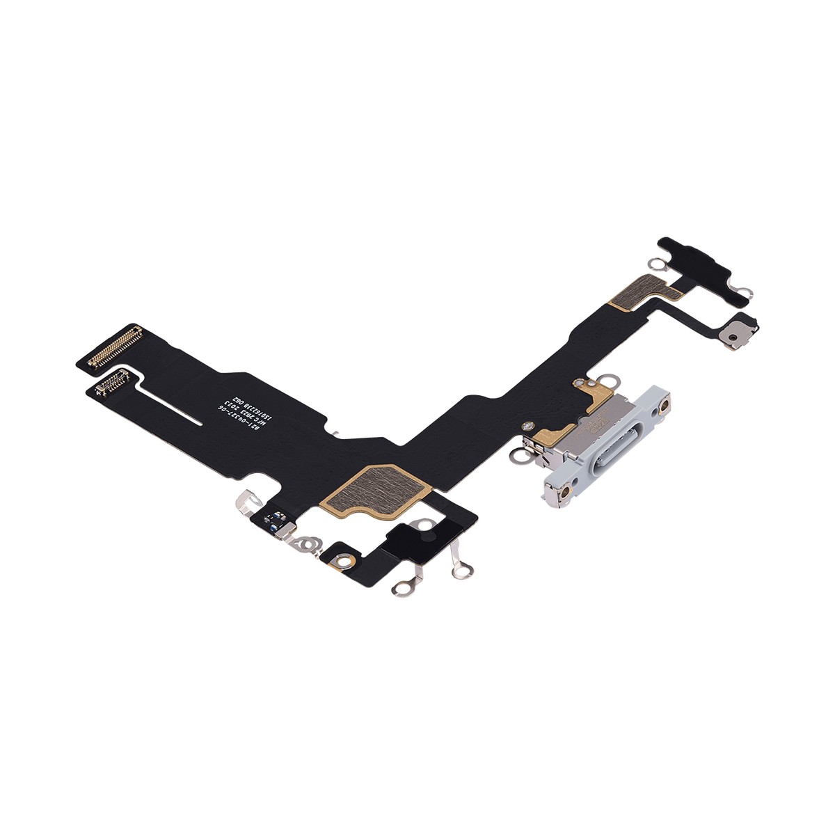 Cable flex con conector de puerto de carga para iPhone 15, azul — imagen 3