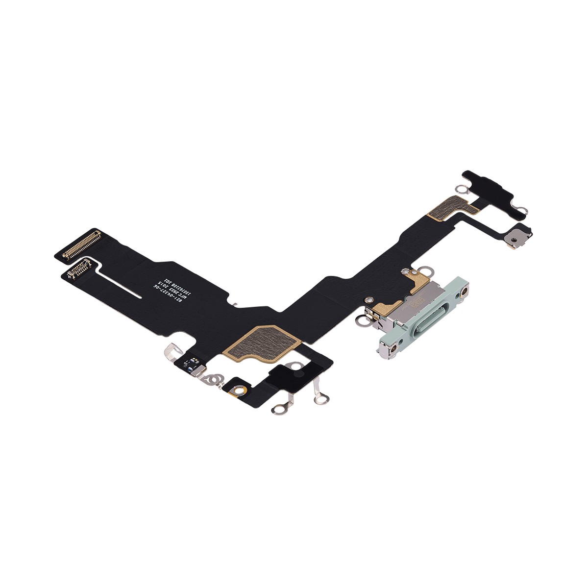 Cable flex con conector de puerto de carga para iPhone 15, verde — imagen 4