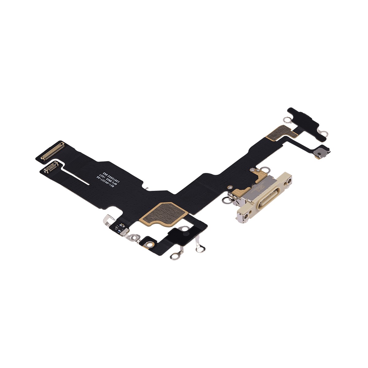 Cable flex con conector de puerto de carga para iPhone 15, amarillo — imagen 3