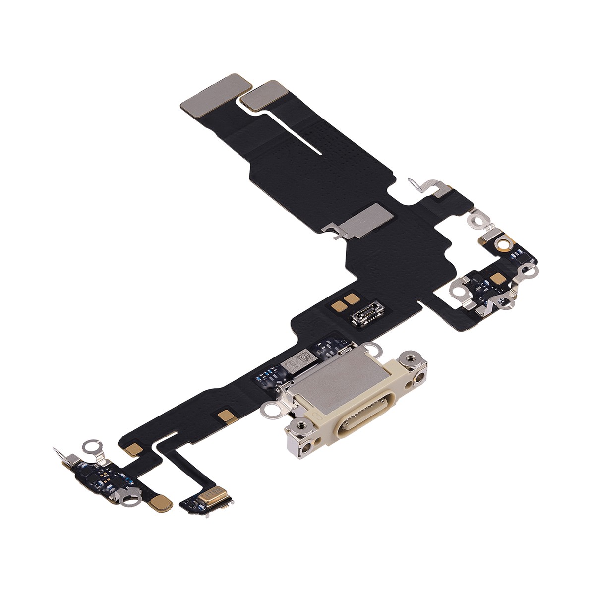 Cable flex con conector de puerto de carga para iPhone 15, amarillo — imagen 4