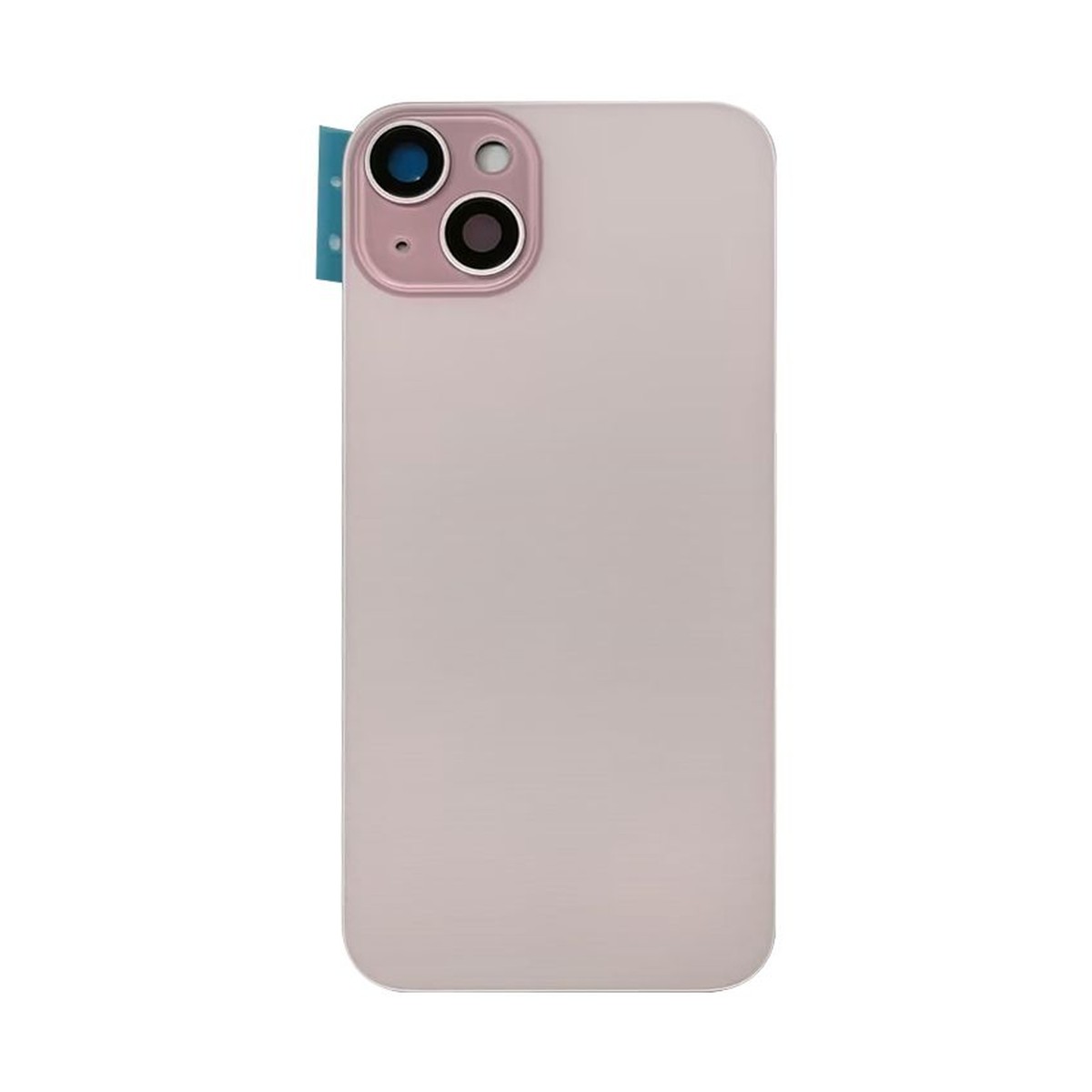 Cristal trasero con imán MagSafe / lente de cámara / bisel de cámara / placa metálica para iPhone 15 Plus, rosa — imagen 2