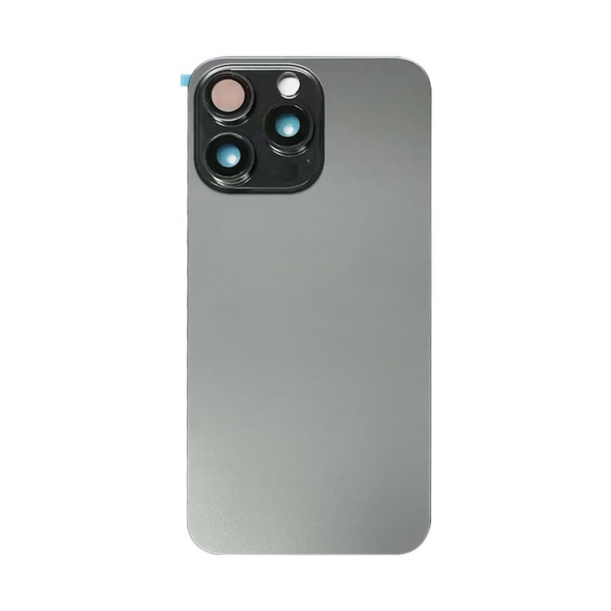 Cristal trasero con imán MagSafe / lente de cámara / bisel de cámara / placa metálica para iPhone 15 Pro Max, titanio negro — imagen 2