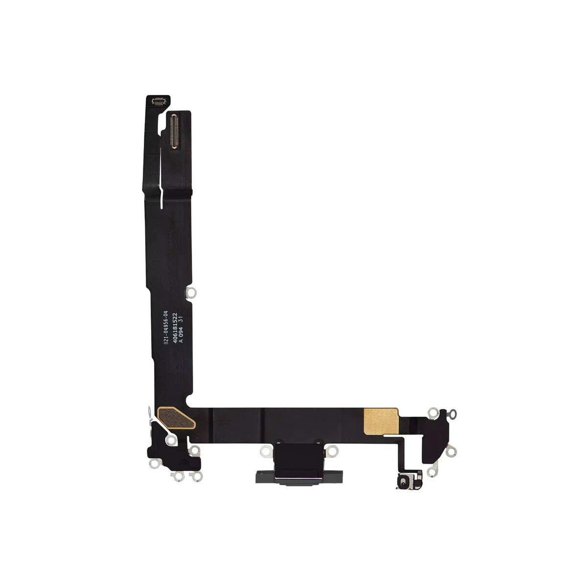 Cable flex con conector de puerto de carga para iPhone 16 Plus, negro