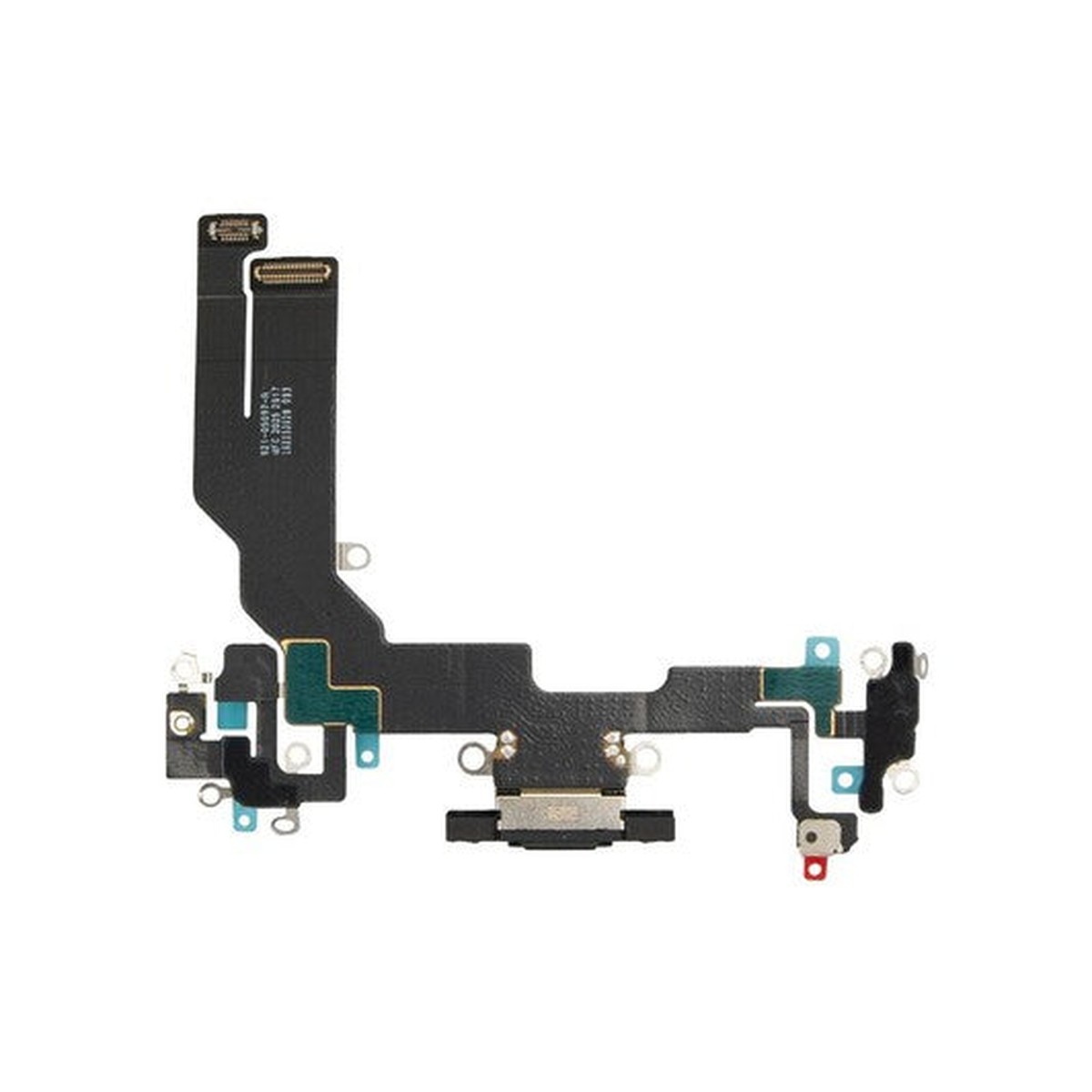 Cable flex con conector de puerto de carga para iPhone 16e, negro