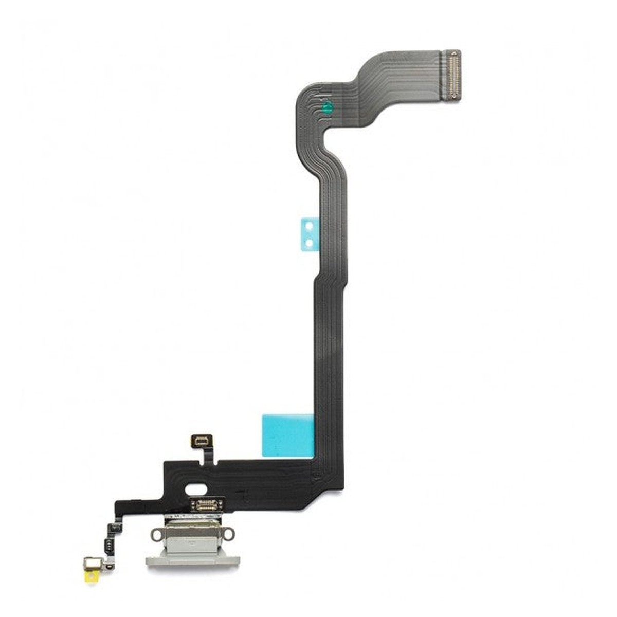 Cable flex de puerto de carga para iPhone X, plateado